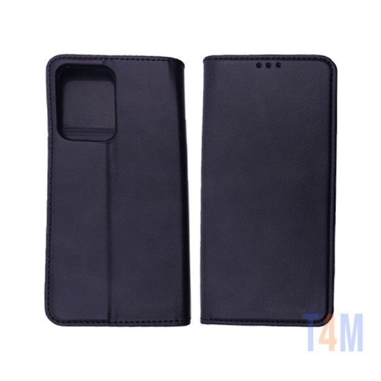 Capa de Couro com Bolso Interno para Xiaomi Mi 11T/Mi 11T Pro Preto